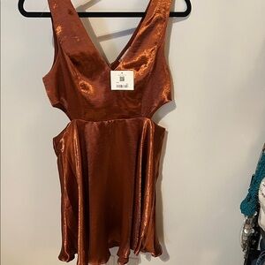 Altar'd State Radiant Copper Dress